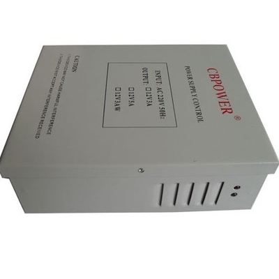 Corriente de salida 100-5000mA Casilla metálica 12v 5a 60w Fuente de alimentación con batería de respaldo