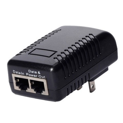 DC 48V 0.5A enchufe de pared POE inyector Ethernet adaptador para IP teléfono / cámara de alimentación EE.UU.