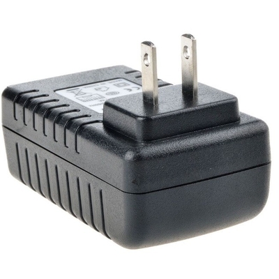 Negro 24V 1A enchufe de pared POE inyector Ethernet adaptador IP teléfono fuente de alimentación de la cámara 24 V