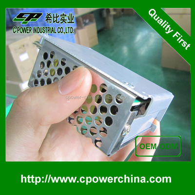 Fuente de alimentación de conmutación de 12V 1.2A 12W de salida única para la salida de energía LED y DC