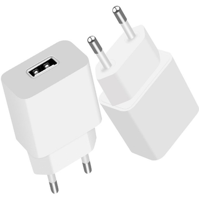 Fuente de corriente continua 5V 1A/2A EU Adaptador de alimentación por conexión USB con salida de cargador USB