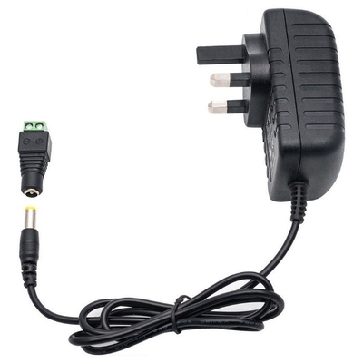 Negro Fabuloso Adaptador de alimentación de conmutación de corriente ac 24w