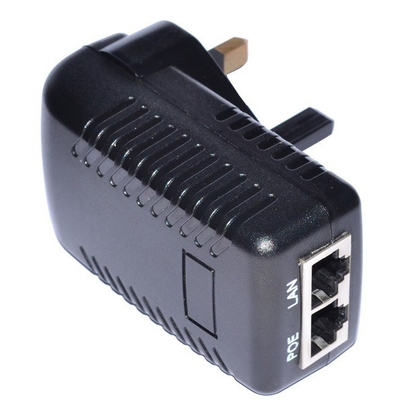 48V 0.5A 24w PoE inyector de energía por Ethernet adaptador para punto de acceso inalámbrico AP