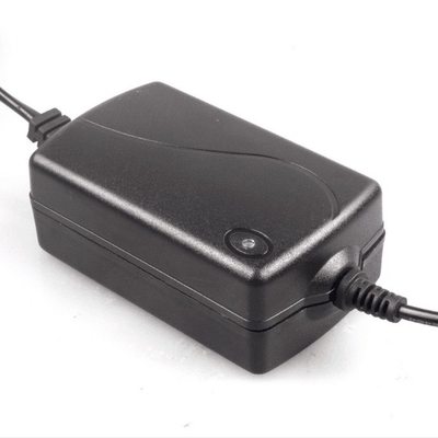 Adaptador de alimentación de escritorio de 24W 24V 1A 12V 2A AC/DC con voltaje de salida en negro 24VDC