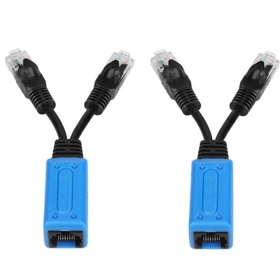 0.03kg RJ45 Puerto PoE Combinador de energía 2-Pack 60W PoE Ultra con 2x 30W Puertos PoE