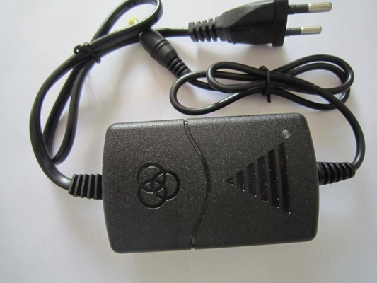 Adaptador de alimentación de escritorio de 24W 24V 1A 12V 2A AC/DC con voltaje de salida en negro 24VDC