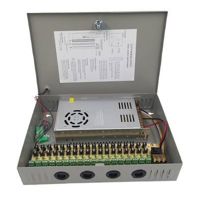 360W 18 canales Fuente de alimentación de conmutación dc12v 30A 220V 110V AC Protección de sobre tensión
