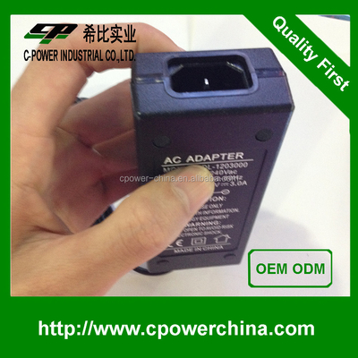 C-Power AC Converter Adaptador Certificado CE 36V 2A 72W Cargador de fuente de alimentación 5.5mmx2.5mm