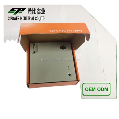 Caja de alimentación de la cámara CCTV de 12 V DC 3A 4CH con canales de salida personalizables
