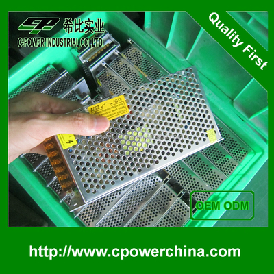 Fuente de alimentación de conmutación de 12V DC 10A 120w para cámaras de circuito cerrado de televisión LED