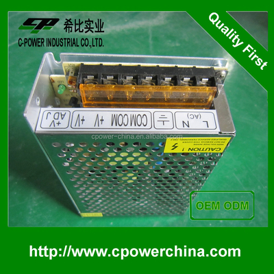 Fuente de alimentación de conmutación de 12V DC 10A 120w para cámaras de circuito cerrado de televisión LED