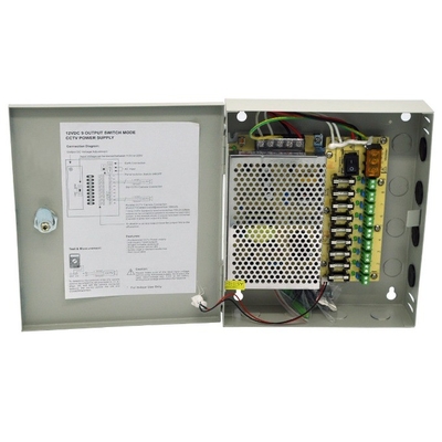 C-Power 9 Canal CH Cámara de seguridad CCTV Distribución PTC Caja de alimentación 12V Salida
