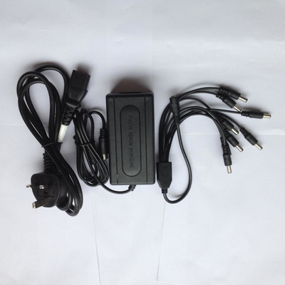 Monitoreo LCD cámaras de circuito cerrado C-alimentador 4 puertos Cable DC dividido 12V DC 5A 60W Adaptador AC DC