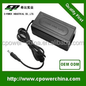 Tipo de escritorio certificado CE 12VDC 3A 4A 5A 10A Convertidor de fuente de alimentación AC100V-240V Adaptador