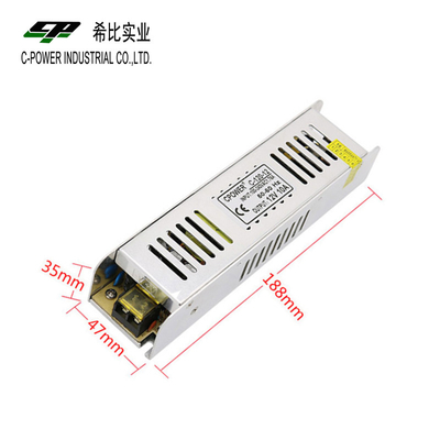 12V 10A AC/DC de conmutación de fuente de alimentación para cámaras de circuito cerrado o iluminación LED 88% de eficiencia