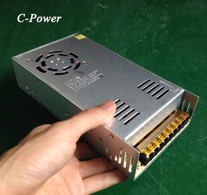 Transformador de suministro de energía de luz LED de 12v 30A para luces de banda Led 215*113*50 mm Plata
