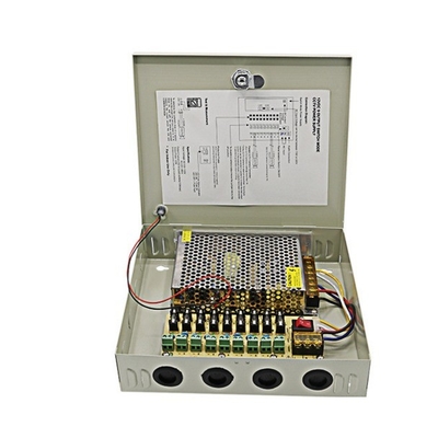 Variable de entrada de voltaje de 9 canales CCTV de alimentación 12VDC 120W 10A para su negocio