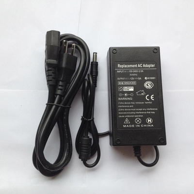 Adaptador de potencia de salida de corriente continua de 60w de bajo costo 12v 3a 12v 5a 14.4v para dispositivos negros