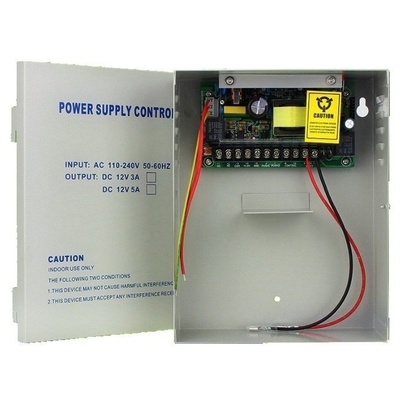 Potencia C estable 100-240V UPS 12V 5A 60W Batería de alimentación de respaldo para control de acceso