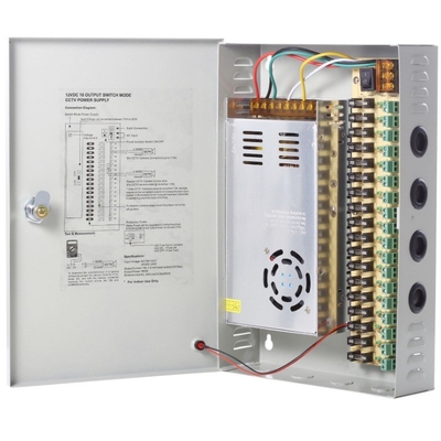 C-Power 110v 220 DC 12v 30a 18ch Fuente de alimentación de conmutación con frecuencia de salida 50/60HZ