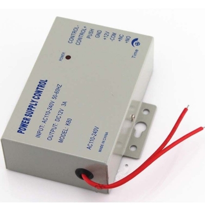 Frecuencia de salida 50/60Hz 12V 3A 36W Fuente de alimentación para control de acceso K80 por C-Power