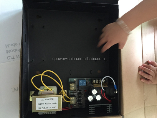 Control de acceso 12V 5A 60W Fuente de alimentación de batería portátil de 220V para una fácil instalación