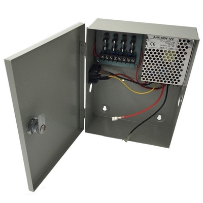 110v 220v 5a 4ch 12v 60w 4 puertos UPS CCTV fuente de alimentación con batería de respaldo de C-Power