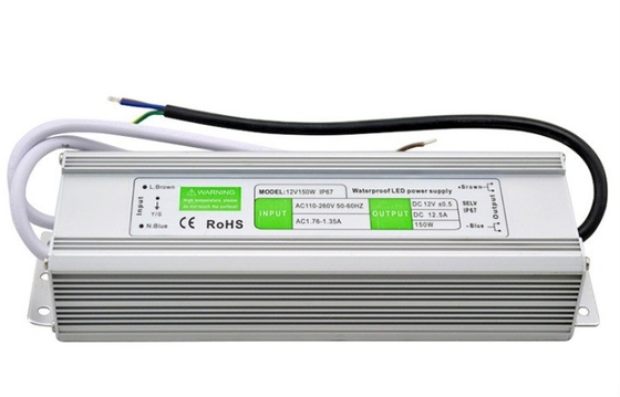 DC 12V 24V resistente al agua IP67 65 66 Transformador de alimentación del conductor LED 15w-150w para la luz de la lámpara LED