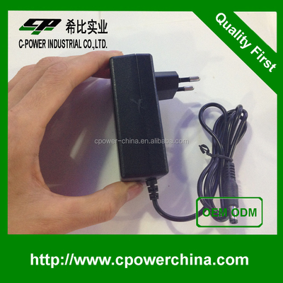 Tipo de salida de corriente continua 12v 2a 24v 1a 24w TS-1012C Adaptador de corriente alterna/DC/alimentación con certificado CE