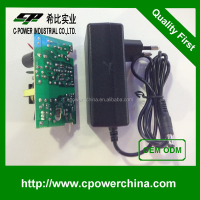 Tipo de salida de corriente continua 12v 2a 24v 1a 24w TS-1012C Adaptador de corriente alterna/DC/alimentación con certificado CE