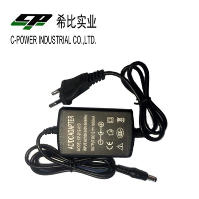 Adaptador de corriente continua de 1000mA 12v 1a para productos electrónicos