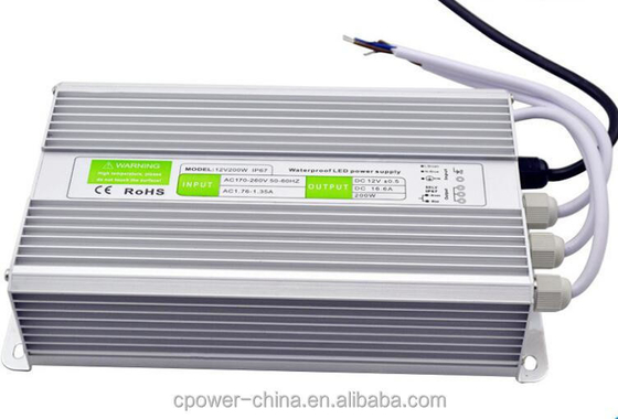 220V AC DC 12V 24V Transformador LED controlador de suministro de energía 200W 250W 150W 100W