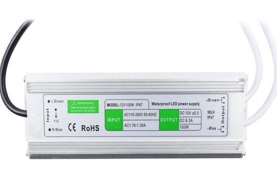 12V al aire libre 100W 120w resistente al agua SMD 3528 5050 5730 RGB Strip LED Adaptador de alimentación del conductor