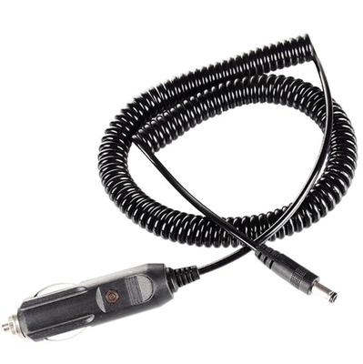 Negro 12V DC Car Cigarette Lighter Cargador Cable 5.5x2.1mm Cobre estándar para su