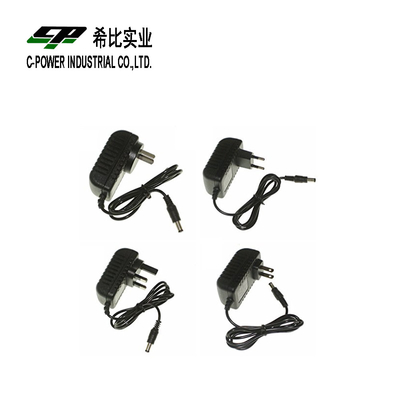 12V Voltado de salida Adaptador de energía AC DC Eficiencia del 90% para 110V 220V Fabricación