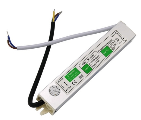 Fuente de alimentación impermeable AC110-265V a 12V/24V 24W convertidor de conductores LED para señales LED