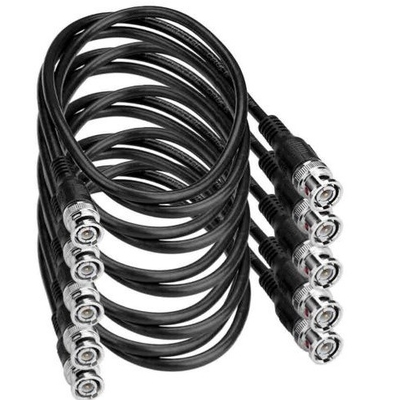 1m de longitud chaqueta de PVC BNC Cable de video CCTV para cámara de seguridad CCD DVR sistema de cable coaxial