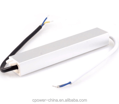 Fuente de alimentación de corriente continua 12V para conductores LED impermeables para CE Rohs submarinos 10W 15W 20W