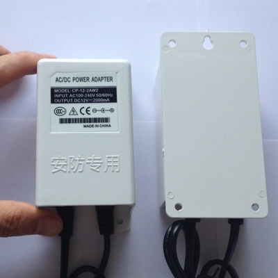 Adaptador de fuente de alimentación 12v Taurus a prueba de agua para el exterior 12v 2a 24w para CCTV o LED Shenzhen