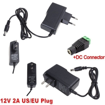 Productos electrónicos enchufe de conexión con 12V 350mA Adaptador de alimentación conmutador