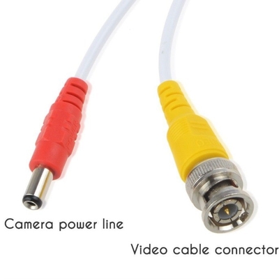 Extensión del cable de alimentación de vídeo BNC DC de baja tensión para cámara de grabación de seguridad de video CCTV DVR