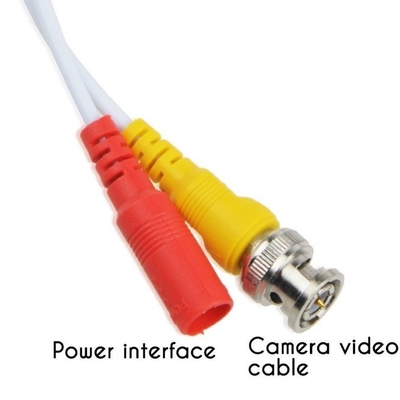 Extensión del cable de alimentación de vídeo BNC DC de baja tensión para cámara de grabación de seguridad de video CCTV DVR