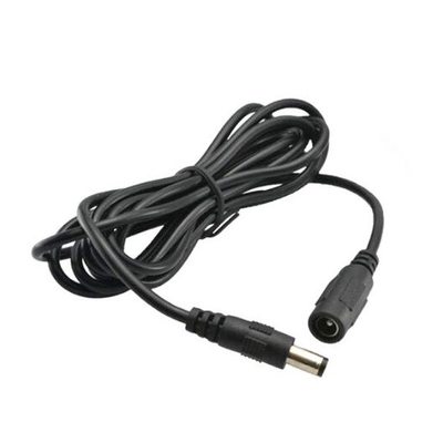 Cable de extensión de corriente continua de 12 V aislado en PVC de 5,5 x 2,1 mm para cámara de circuito cerrado/LED/DVR/PSU
