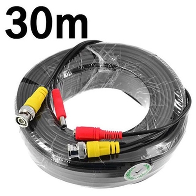 Cable de extensión de la cámara de seguridad de CCTV 5-30M BNC Video Fuente de alimentación DC para vigilancia