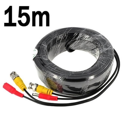 Cable de extensión de la cámara de seguridad de CCTV 5-30M BNC Video Fuente de alimentación DC para vigilancia