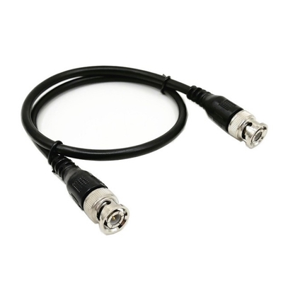 C-Power Metal Conector Blanco BNC Cable de extensión para CCTV Tipo de extremo masculino Despojado