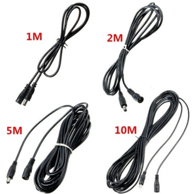 1M 2M 3M 5M 10M longitud Cable de CCTV DC con conector masculino y femenino