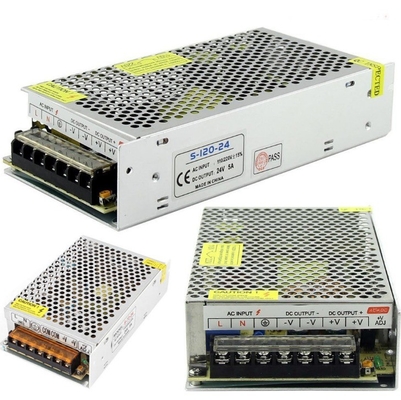 220 V de entrada de voltaje de salida única 24 V 5 A 24 Volt de alimentación de CA para conmutación excepcional