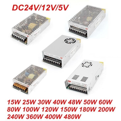 220 V de entrada de voltaje de salida única 24 V 5 A 24 Volt de alimentación de CA para conmutación excepcional