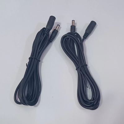 5.5*21dc Jack CCTV Cable DC para suministro de energía C en negro 2m 3m 5m 10m longitud